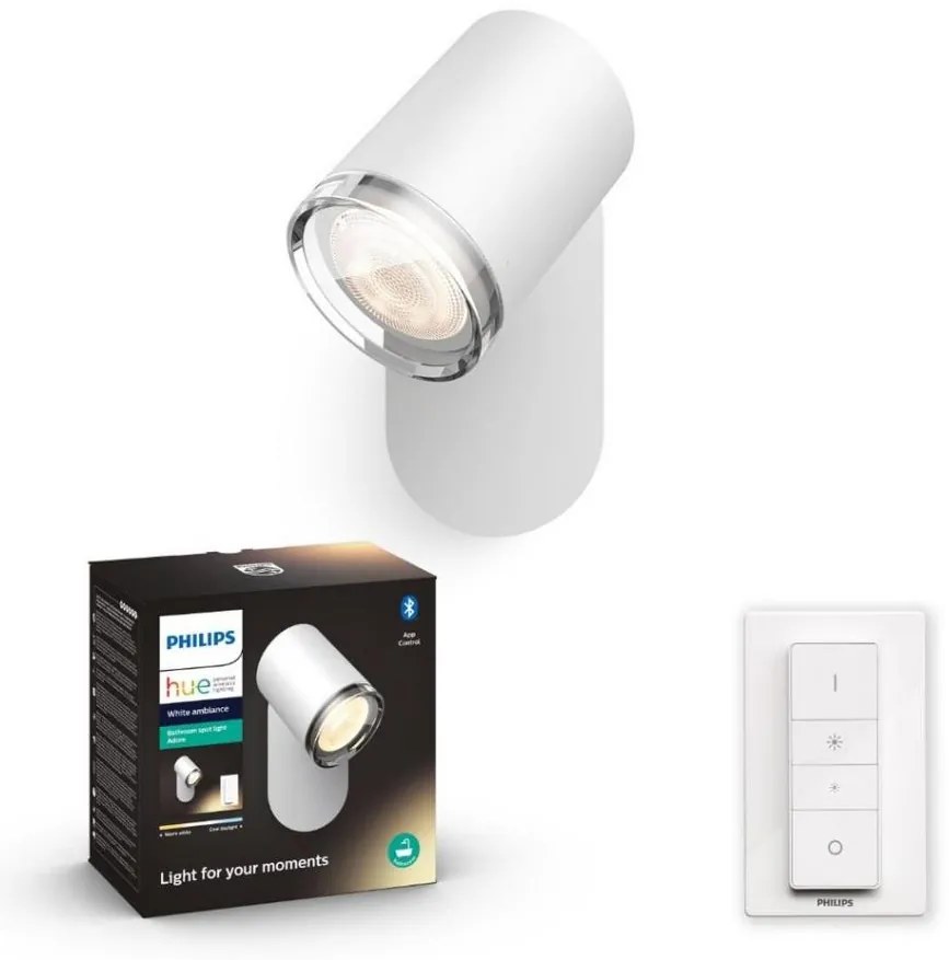 Philips Hue ADORE LED fürdőszobai lámpa 1xGU10/5W/230V IP44 + távirányító