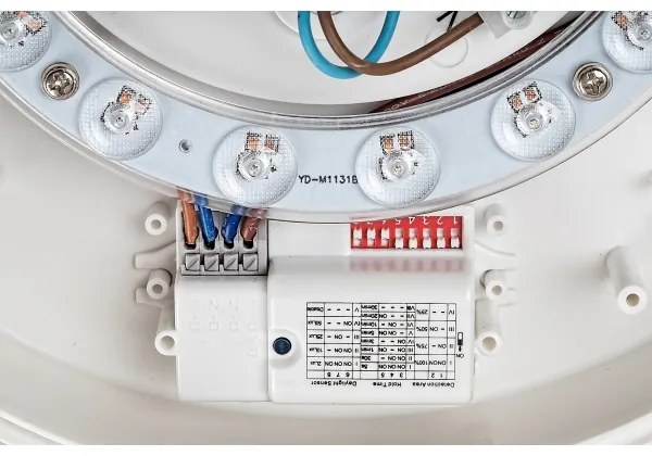 Rabalux 75012 - LARCIA LED 19W mennyezeti lámpa szenzorral, IP44, fehér