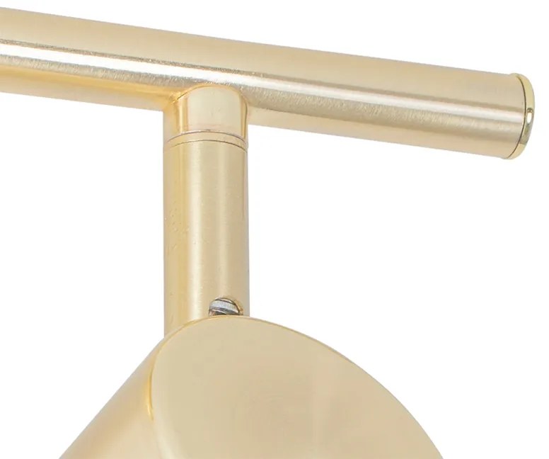 Modern mennyezeti lámpa sárgarézzel 2-lámpás állítható - Jeana