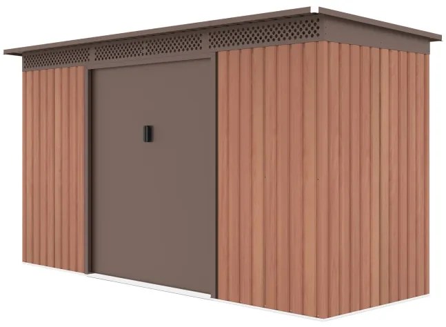 G21 GRAH 483 kerti tároló - 340 x 142 cm, barna