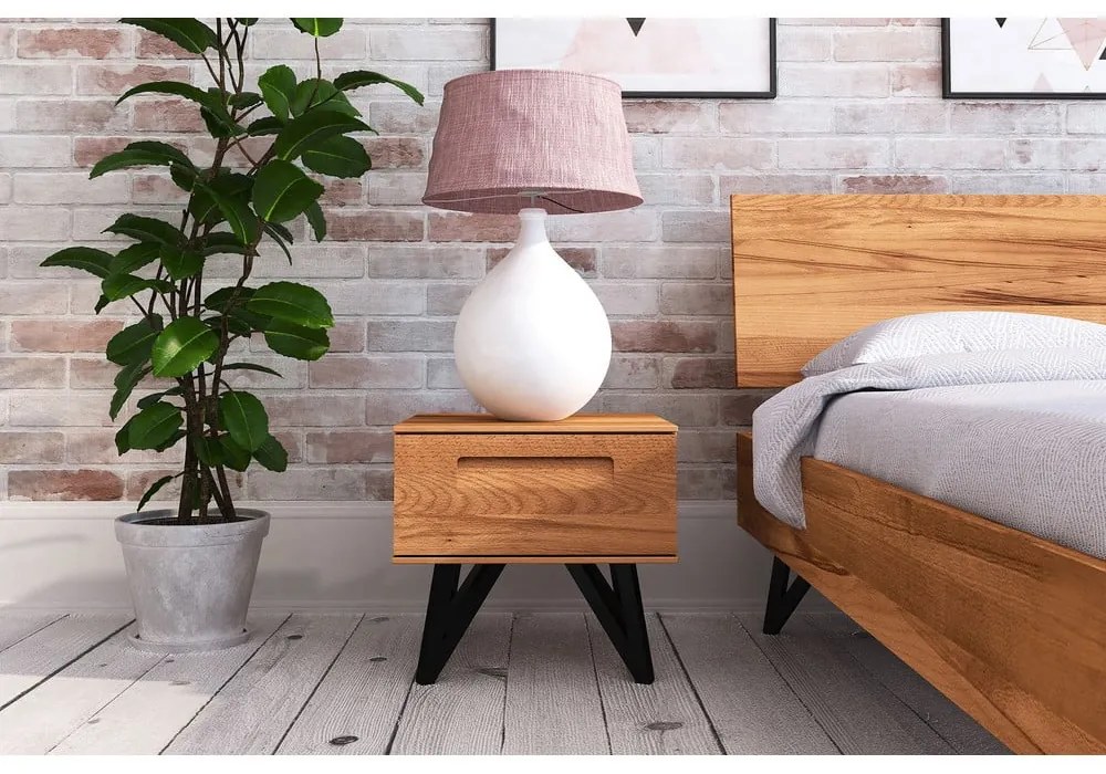 Bükkfa éjjeliszekrény Golo - The Beds