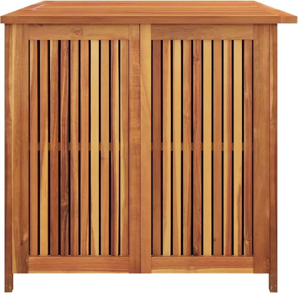 vidaXL tömör akácfa kerti tárolóláda 150x80x75 cm