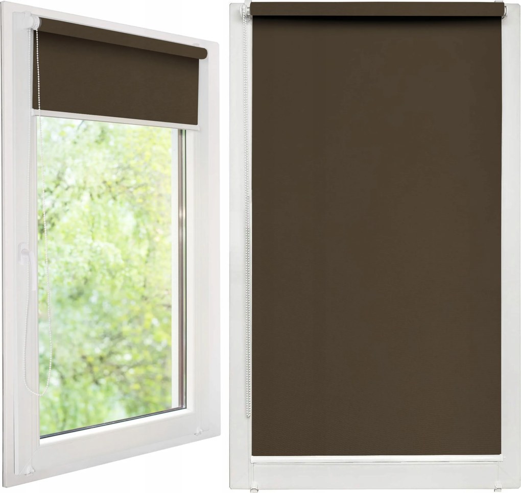 Mini beltéri redőny 100% sötétítő vezetősínekkel Blackout 75x150