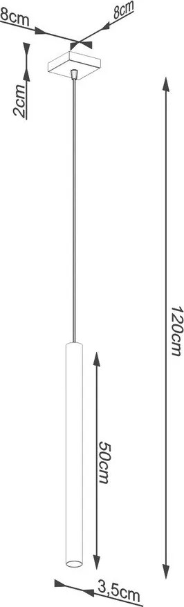 Szürke beton függőlámpa Fideus – Sollux