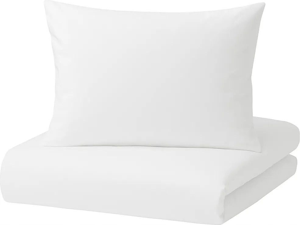 Szállodai Ágyneműhuzat Fehér 220x200 2 db Párnahuzat , Expressz Cipzár