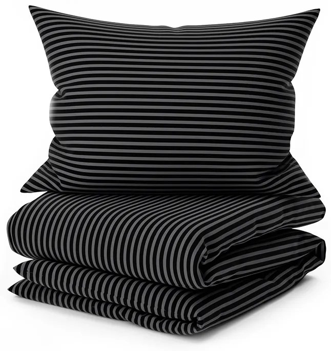 Alterna fekete pamut ágyneműhuzat