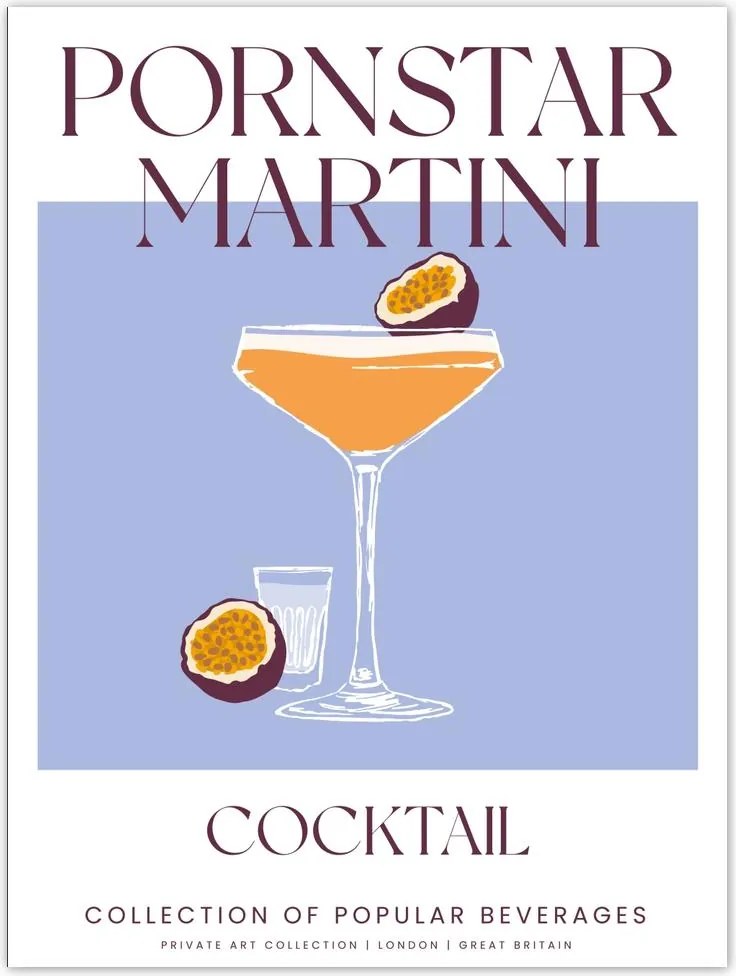 Poszterek 30x40 Ital Pornstar Martini Alkoholos koktél
