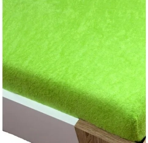 Frottírzöld lepedő zöld TiaHome - 60x120cm