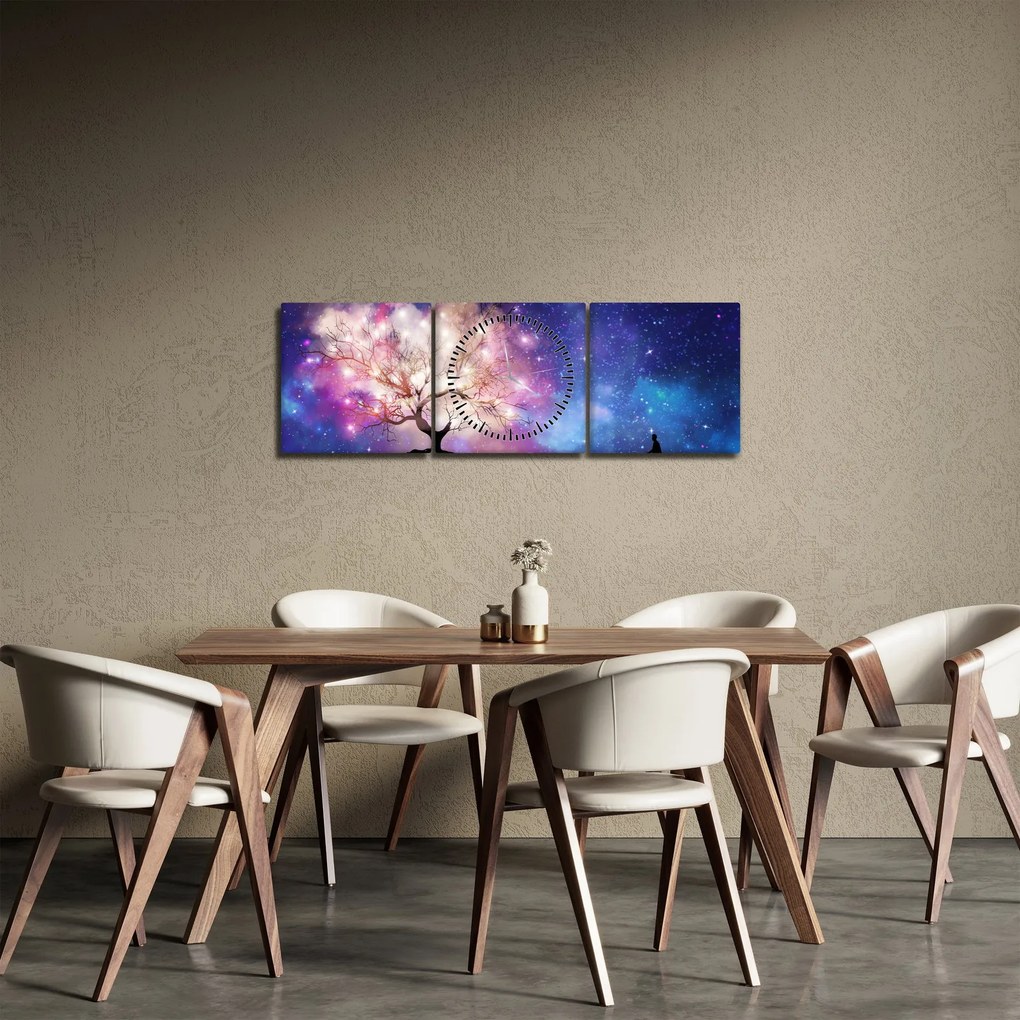 Kép - Űrfa (órával) (90x30 cm)