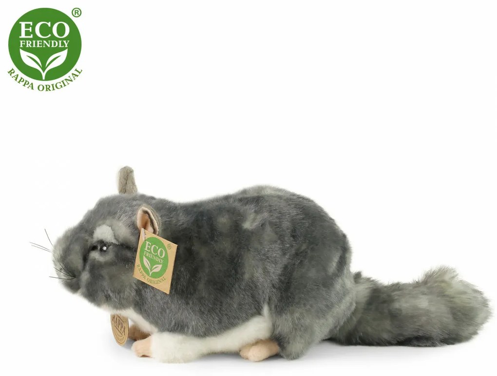Rappa Plüss csincsilla, 21 cm ECO-FRIENDLY