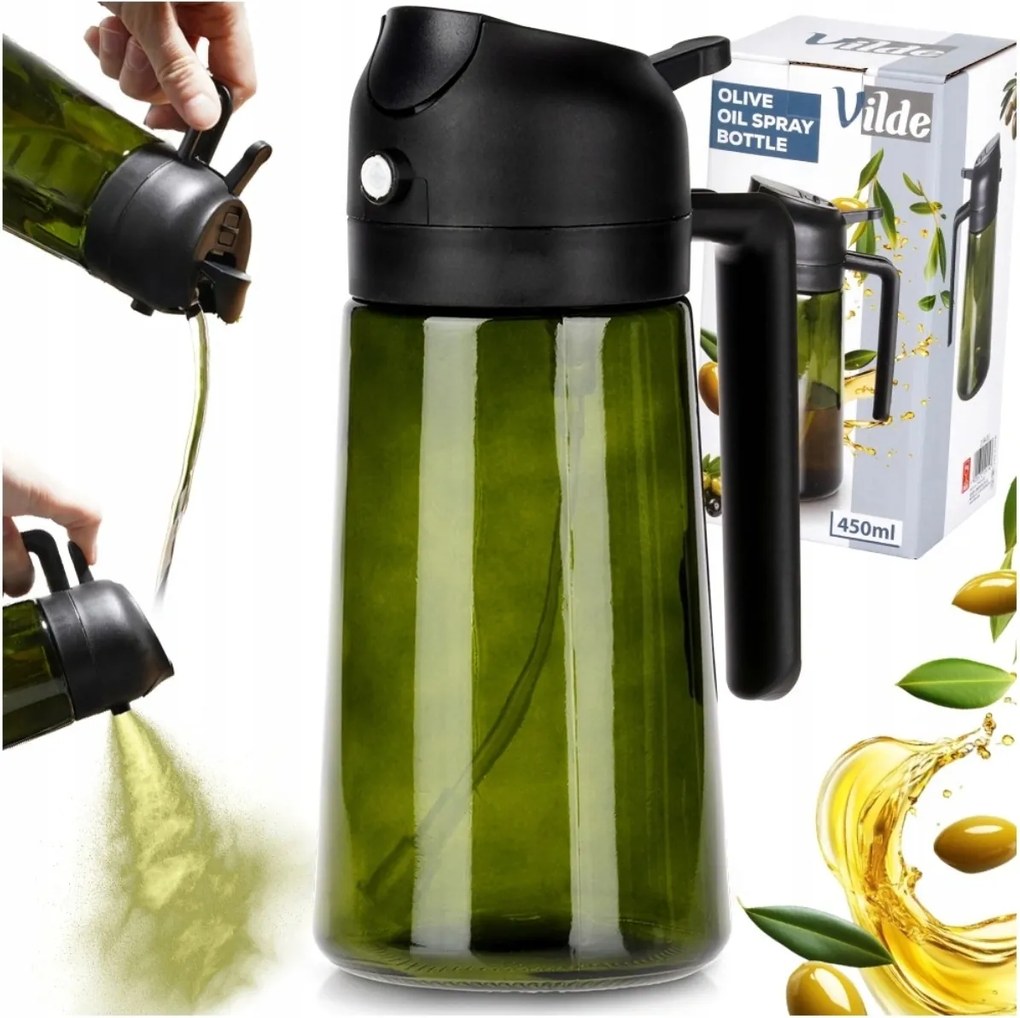 Ecet Olajmosó Adagoló Porlasztó Üveg Olaj Palack Ecet
