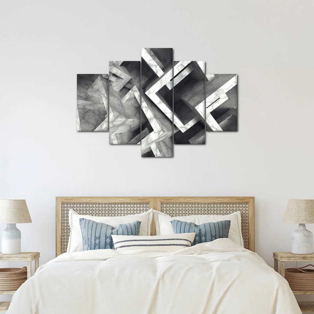 Absztrakt kép kocka (150x105 cm)