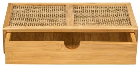 WENKO 25603100 – ALLEGRE rendszerező 28x14 cm barna