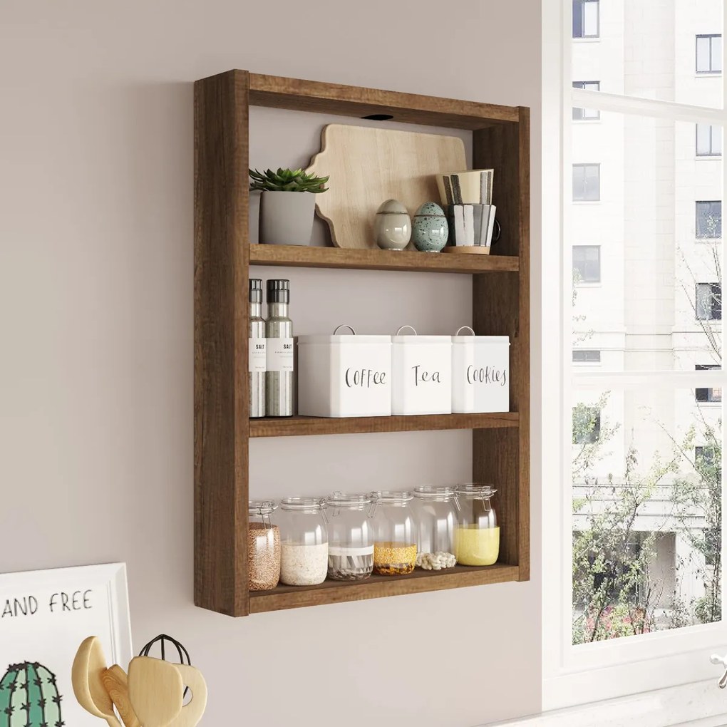 Setam Walnut konyhai polc