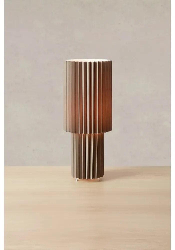 Szürke asztali lámpa textil búrával (magasság 45 cm) Catis – Markslöjd