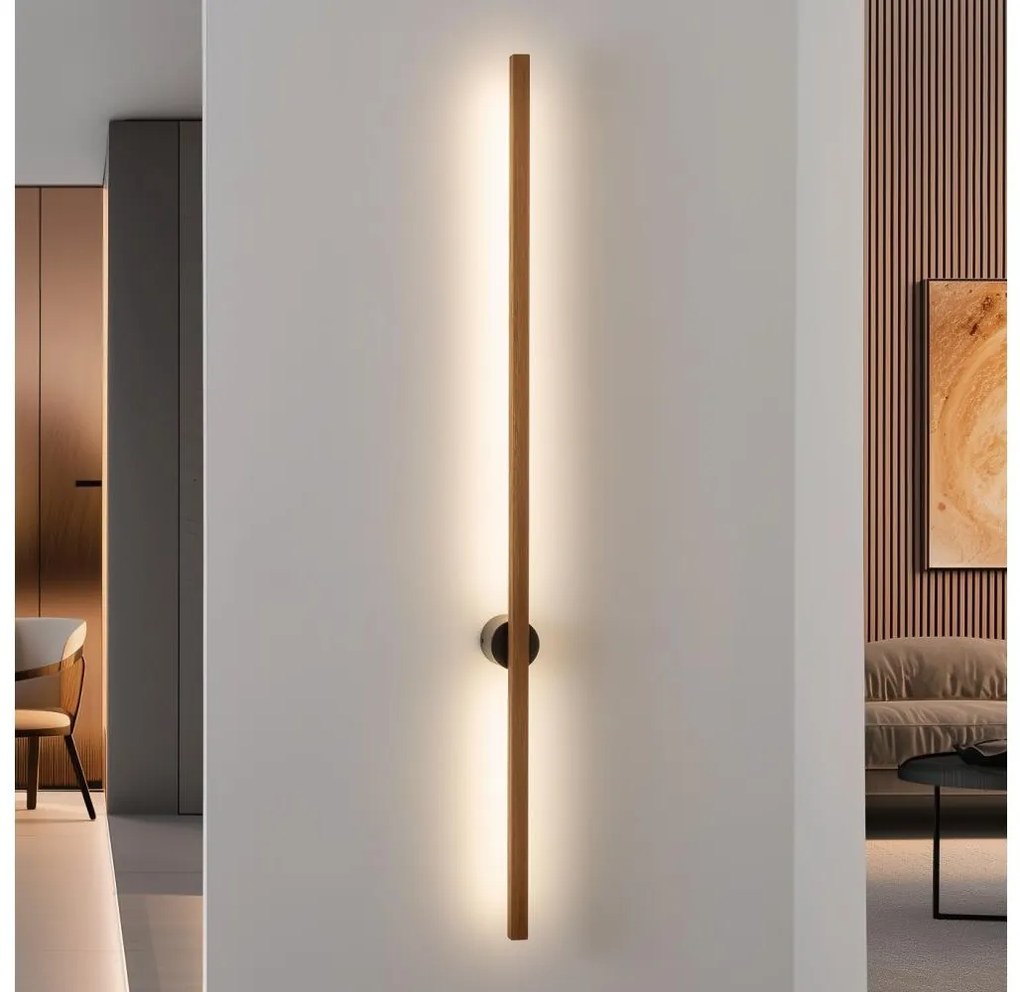 Brilagi - LED fali lámpa WOODY LINE LED/12W/230V 120 cm tölgy cseresznye