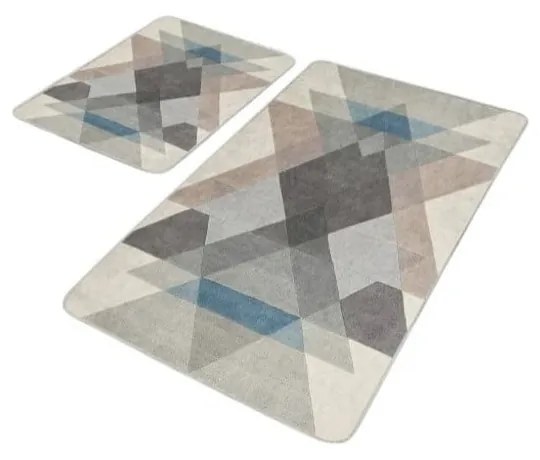 Bársony fürdőszobai kilépő szett 2 db-os 60x100 cm – Mila Home