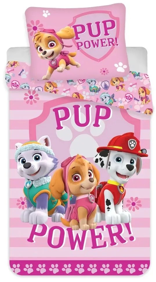 Mancs Őrjárat ovis ágyneműhuzat power 100x135cm 40x60cm