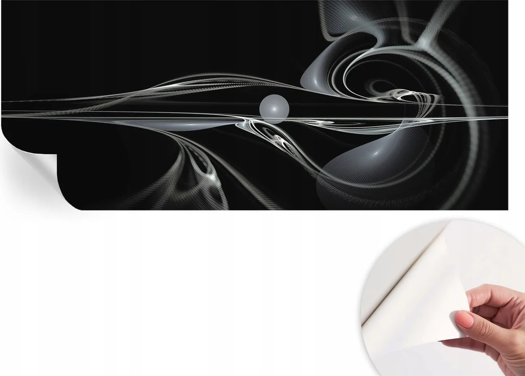 Fotótapéta Dekoratív Fali Tapéta Képek Folyékony vonalak 250x104