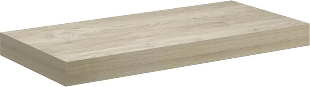 vidaXL tölgyszínű MDF lebegő fali polc 50 x 23 x 3,8 cm