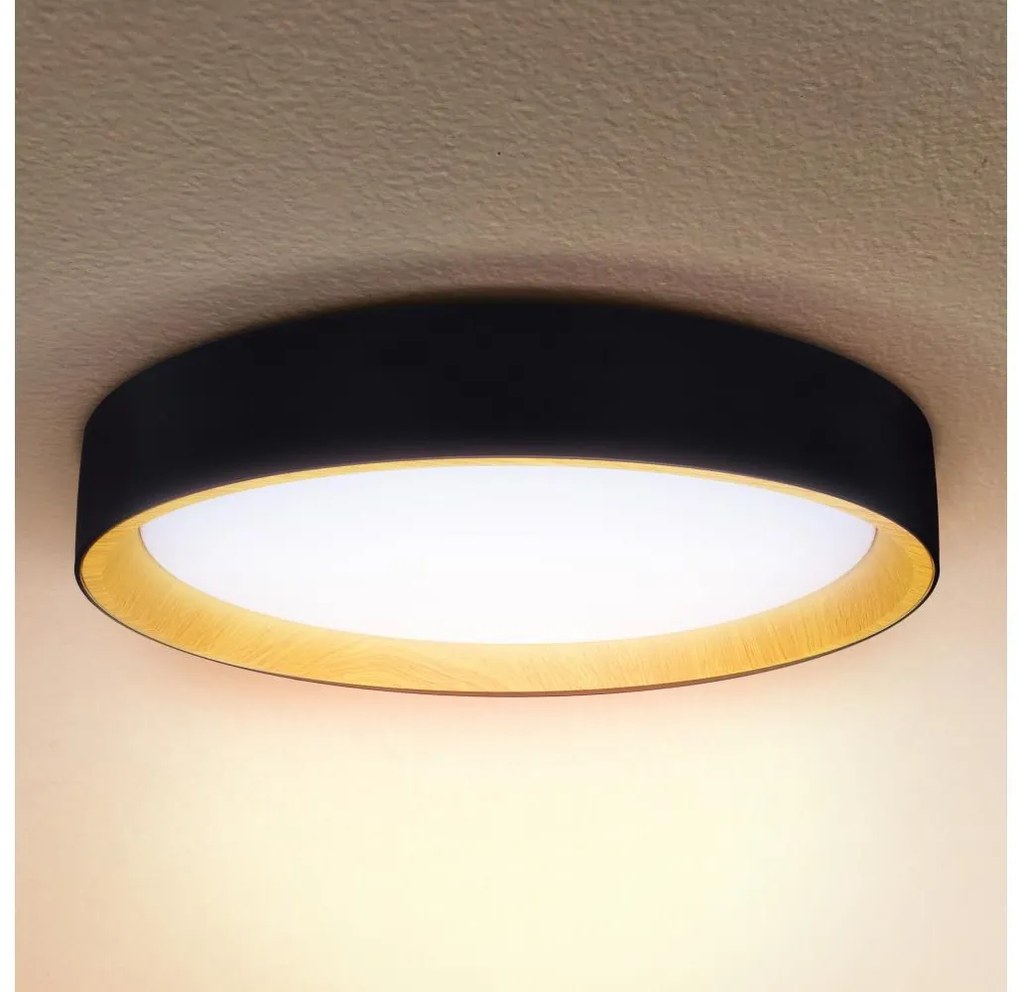 Brilagi-LED Dimmelhető lámpa LARIOS LED/60W/230V 3000-6500K ø 49 cm fekete + távirányító