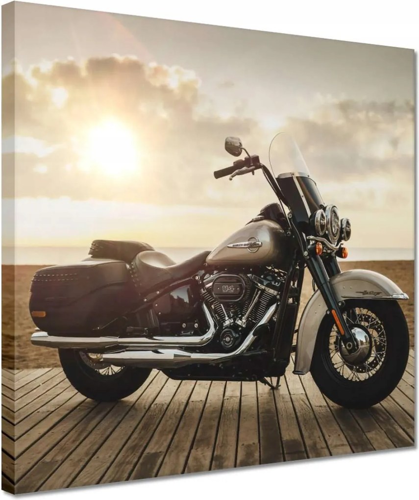 Vászonkép 30x30 Harley Davidson Motorkerékpár