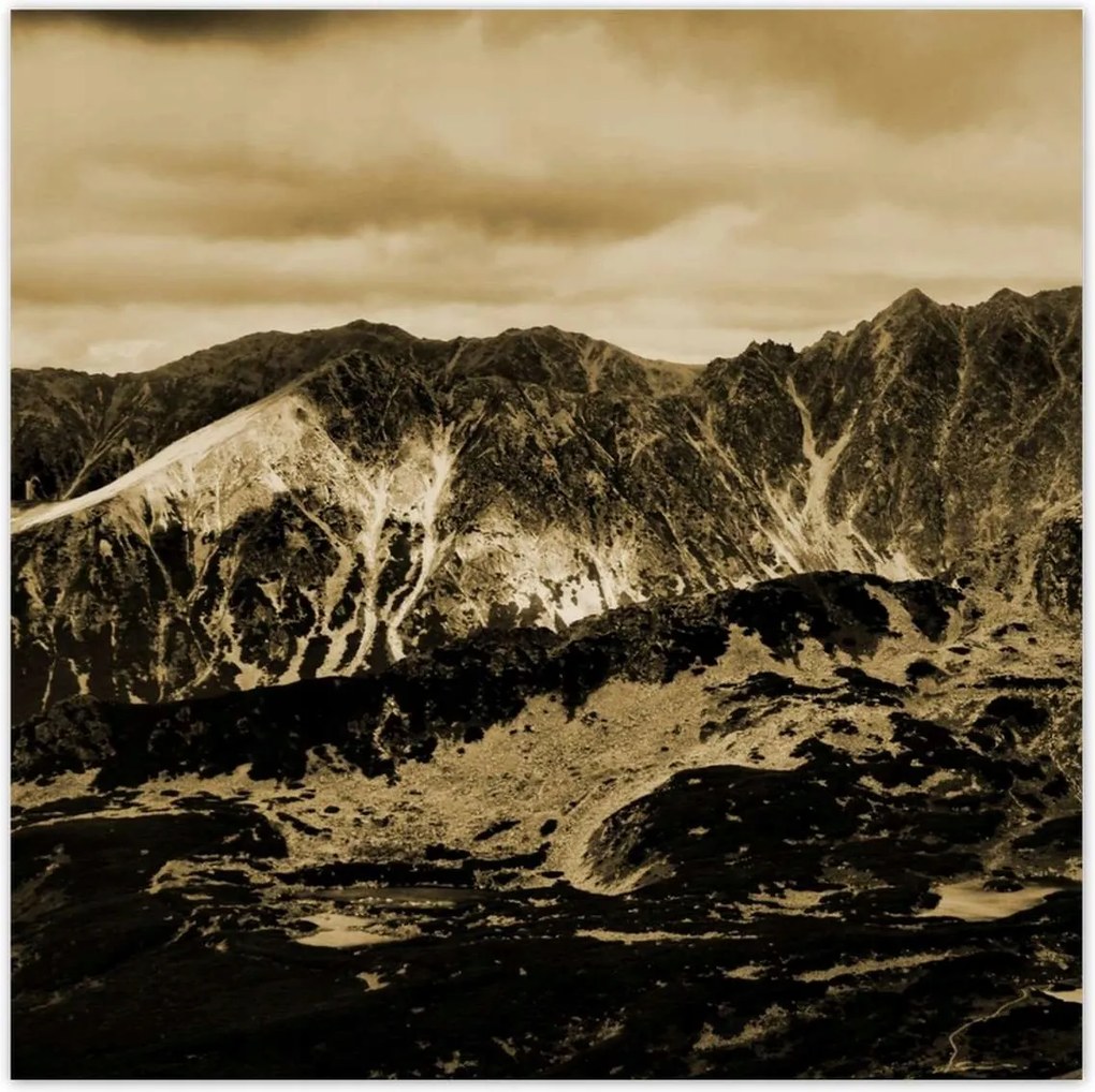 Poszterek 30x30 Tátra Lengyel hegyek Kilátás