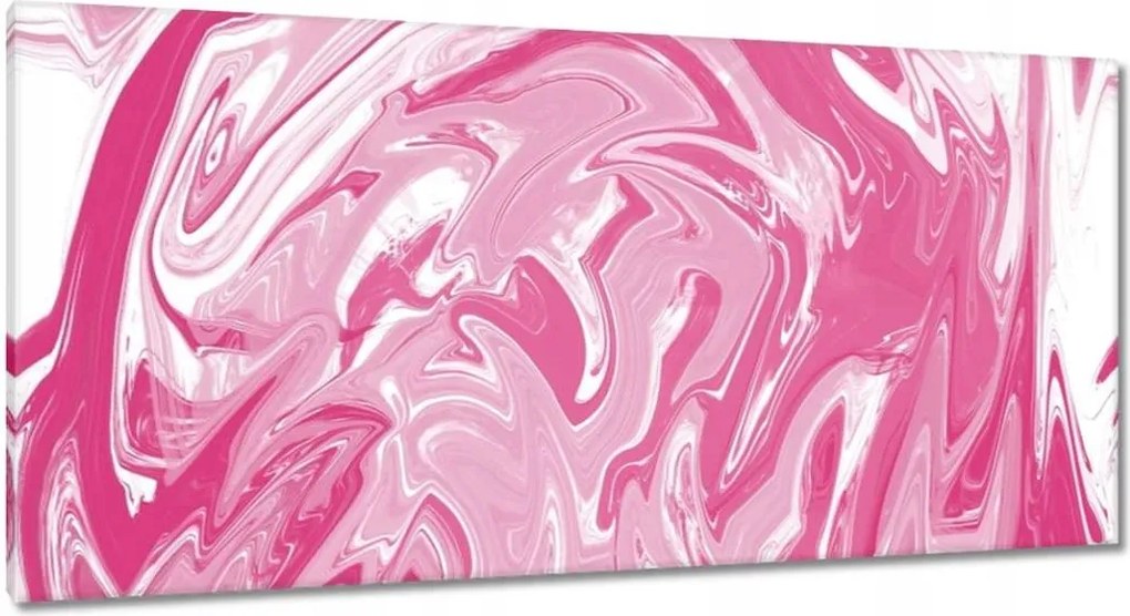 Vászonkép 115x55 Tükröződés a vízben Rózsa