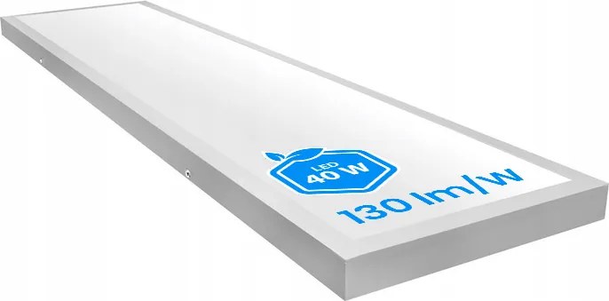 Led panel Plafon Syntron 40W 120x30cm 4000K Falra szerelhető Fehér 130LM/W