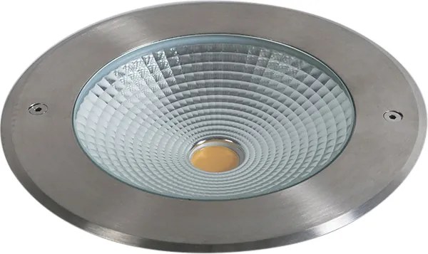 2 darabos modern földbe süllyeszthető spotlámpa szett acél LED-del 20W - Bridge