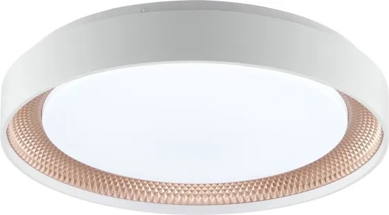 Brilliant - dimmelhető LED mennyezeti lámpatest WALDO LED/24W/230V fehér/rózsaarany + távirányító