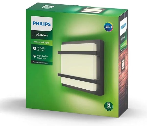 Philips 17394/93/P0 - LED Kültéri fali lámpa PETRONIA LED/12W IP44