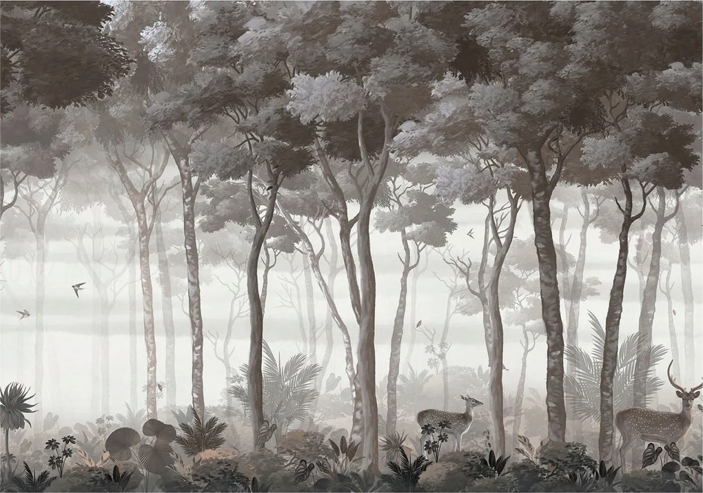 Dekoratív fotótapéta Hálószobába Erdei mágia 312x219 Ragasztó