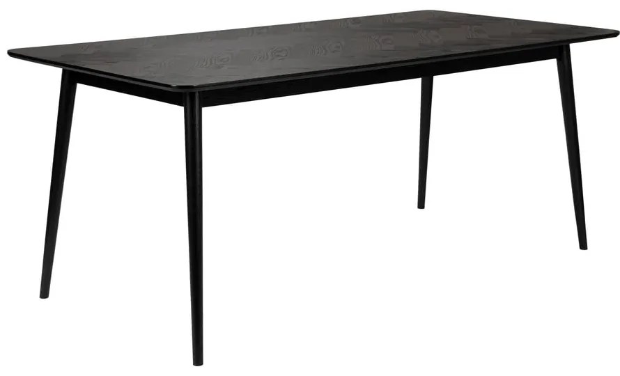 Étkezőasztal tölgyfa dekorral 90x180 cm Fabio – White Label