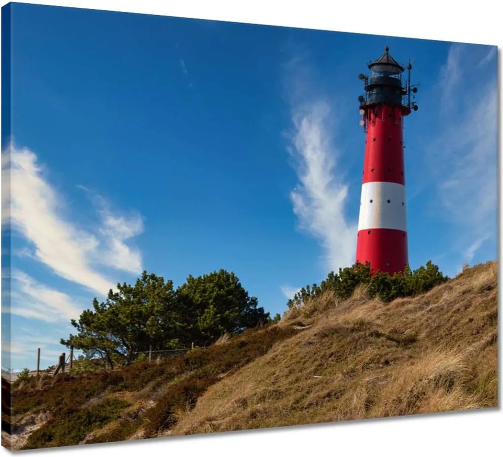 Vászonkép 50x40 Világítótorony Tájkép