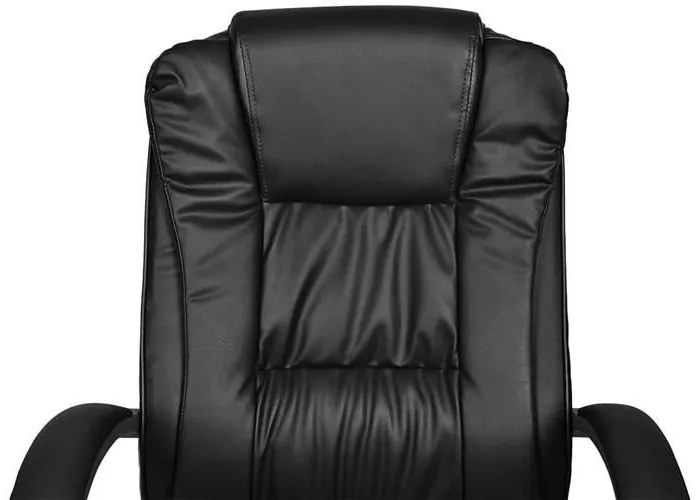 Office chair eco leather - black MALATEC