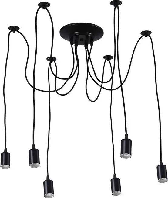 Foglalat E27 / 2m / fekete - BH5361