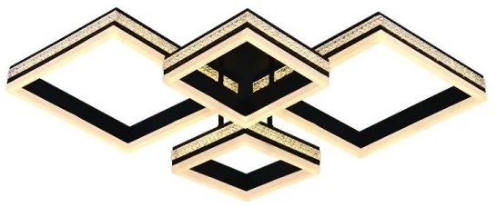 LED fényerőszabályozható, felületre szerelhető csillár LED/175W/230V 3000-6500K + távirányító