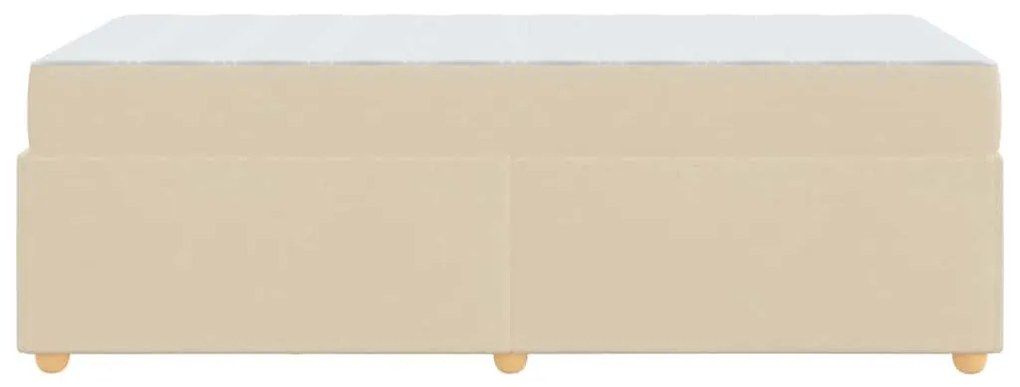 Ágykeret matracmal Krém 90 x 190 cm szövet