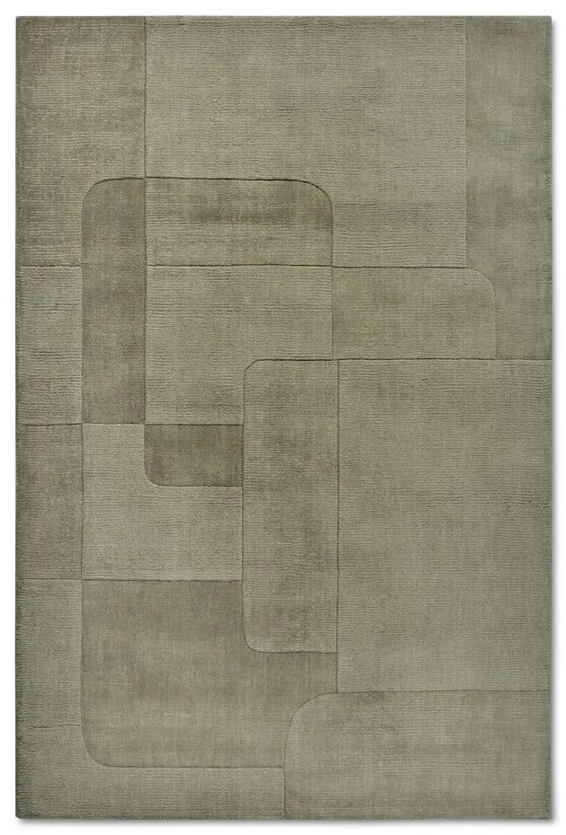 Zöld kézi szövésű gyapjú szőnyeg 190x280 cm Charlotte – Villeroy&amp;Boch