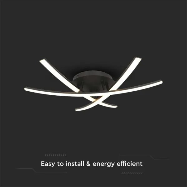 LED Mennyezeti lámpa LED/20W/230V 3000K fekete