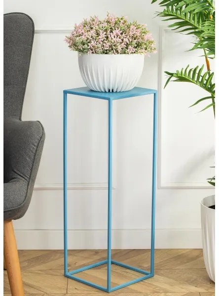 Virágállvány 70x24 cm kék