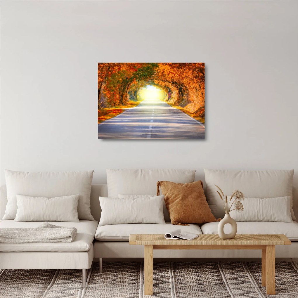 Kép - kapu a fák koronájából (üvegen) (70x50 cm)