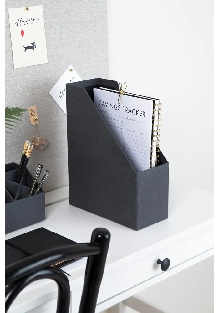 Karton rendszerező dokumentumokhoz Estelle Canvas Paper Laminate – Bigso