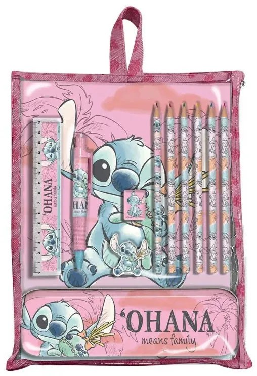 Disney Lilo és Stitch, A csillagkutya Cheeky írószer szett tartóval