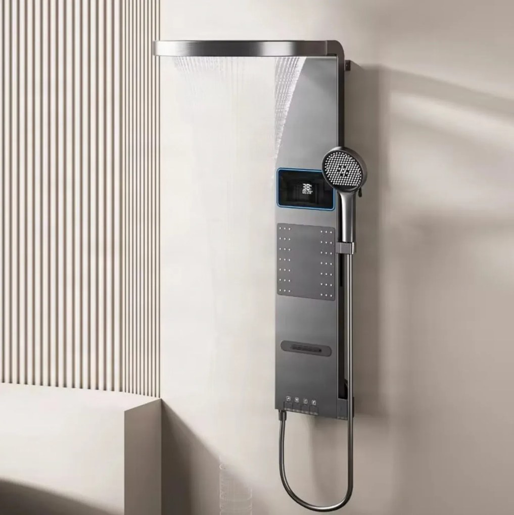 Zuhanypanel ELITE EDITION BSE1424 LED-világítással és masszázsfúvókákkal, többféle színváltozatban — Arany
