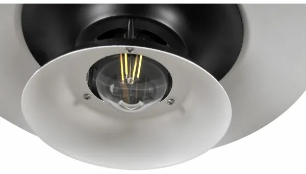 Csillár zsinóron BERIT 1xE27/20W/230V fekete