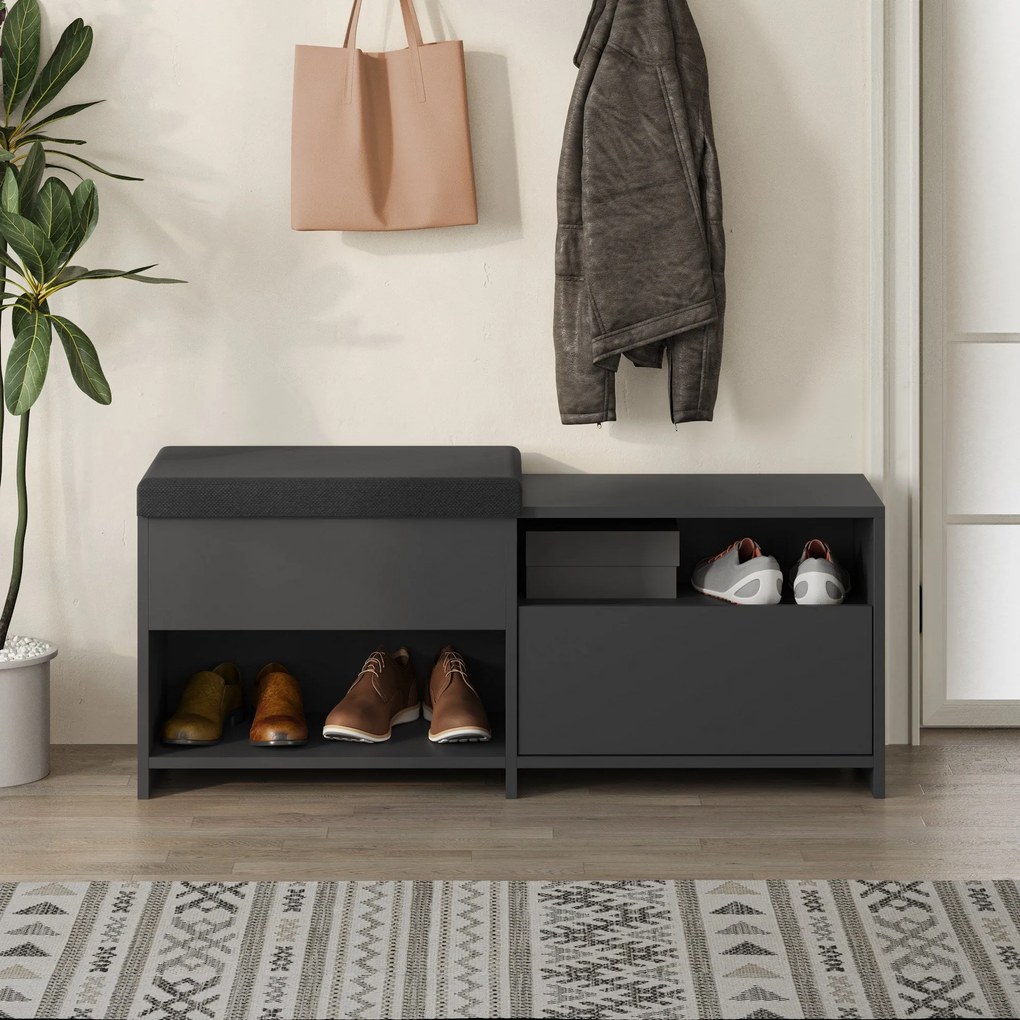 Cipőtároló Filux Bench - Anthracite