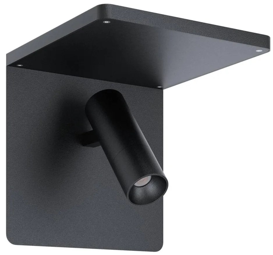 Eglo 67563 - LED Fali lámpa polccal CIGLIE LED/8,1W/230V fekete