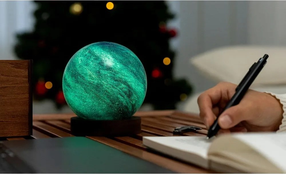 Sötét natúr színű USB fénydekoráció ø 12 cm Galaxy Breeze – Gingko